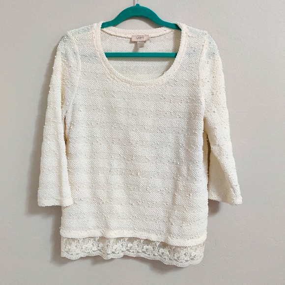 LOFT Sweaters - Loft 3/4 Sleeve Sweater